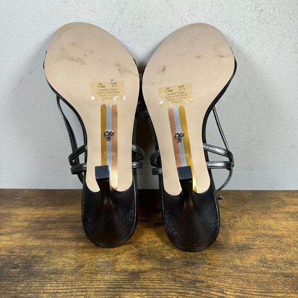 Sam Edelman Silver Paislee Strappy Sandal Women's Size 7.5W - Picture 7 of 8